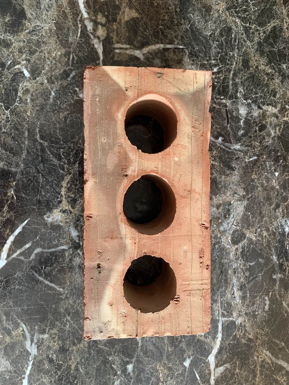 3 Hole Dark Wire Cut Bricks
