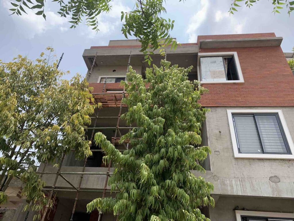 Brick cladding on building — Bricks Street