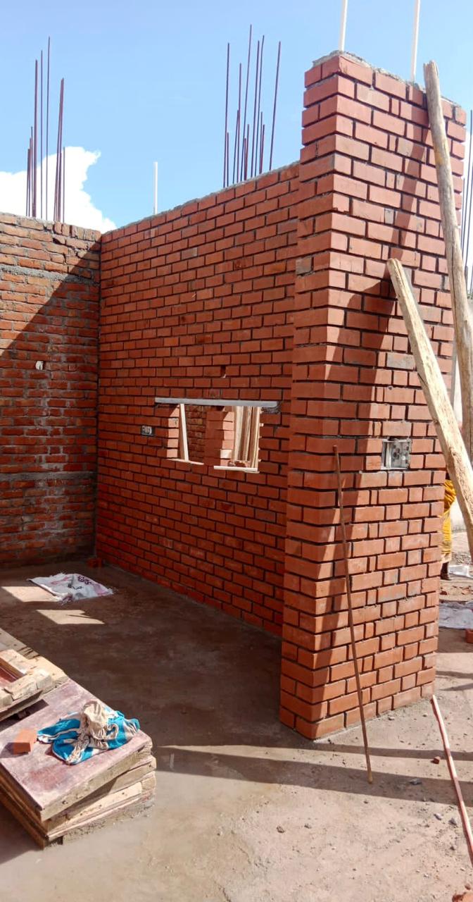 Wire cut brick construction wall — Bricks Street India