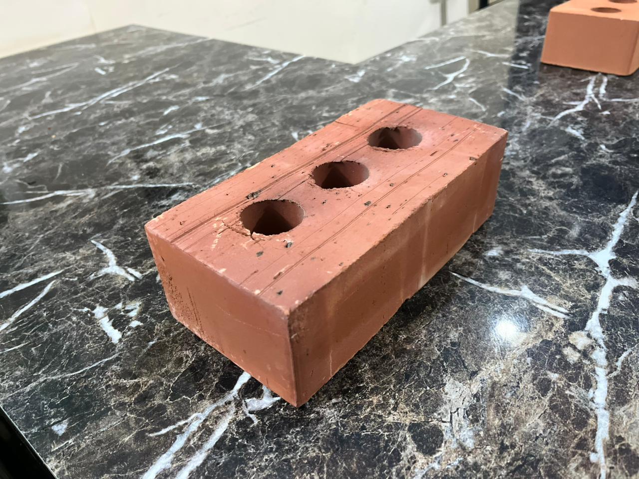 3 Hole Red Wire Cut Bricks